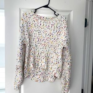 Altar’d state rainbow chenille sweater